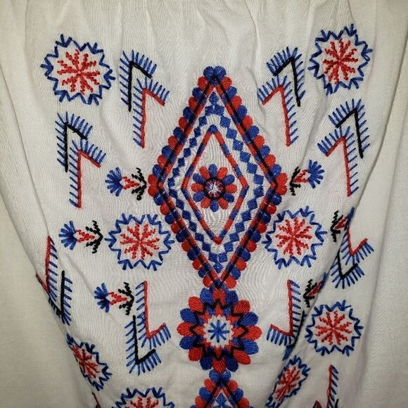 Beltaine Cotton Embroidered Blouse - Picture 3 of 7